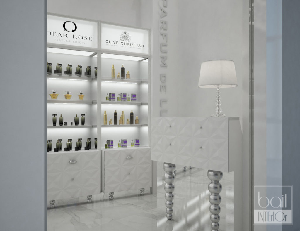Дизайн-проект магазина парфюмерии в ТРК OZ mall
