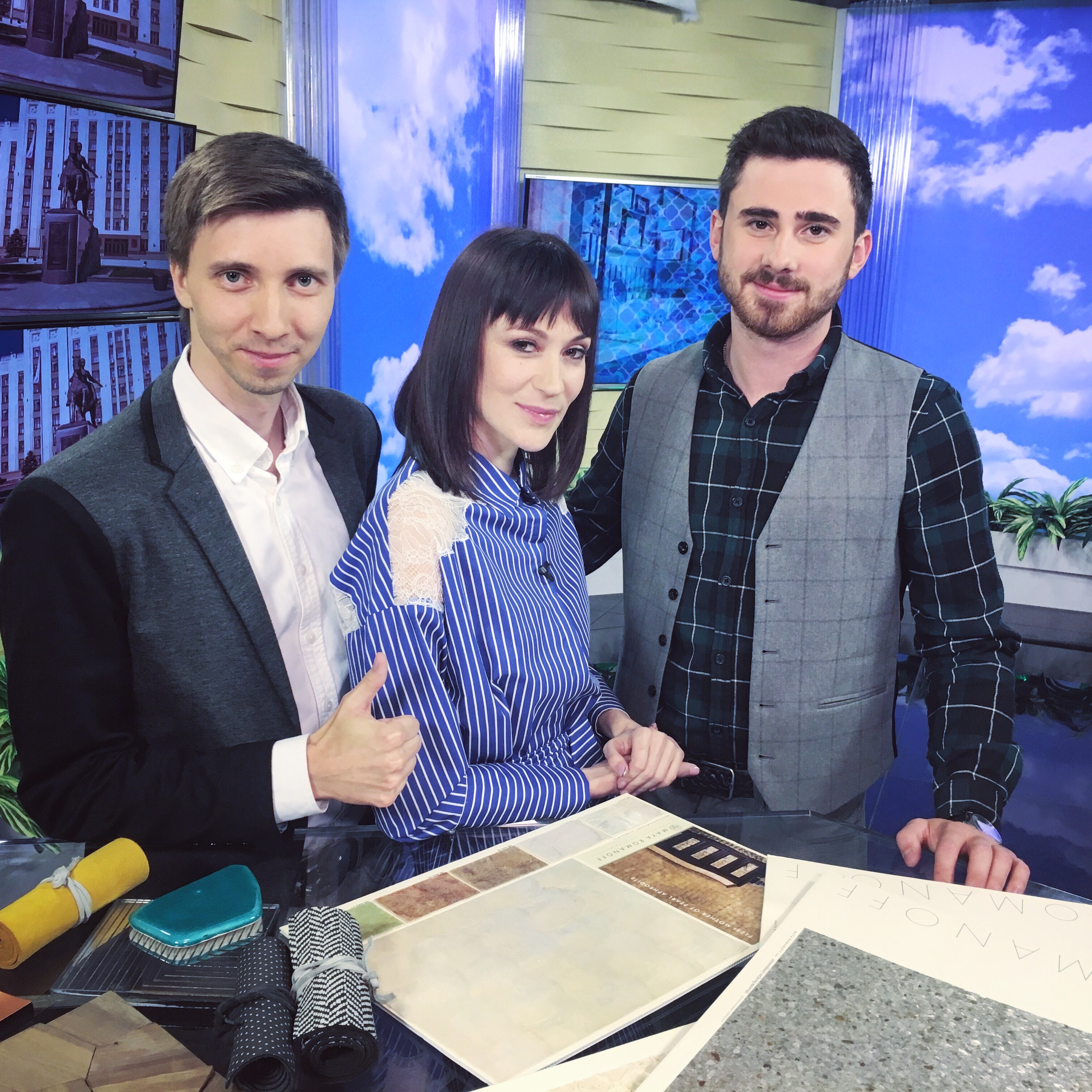 В программе «Утро Кубань 24» — дизайнеры домашнего интерьера Сергей и Ксения Плотниковы.