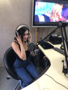 Ксения Плотникова приняла участие в  программе на "Радио 107"