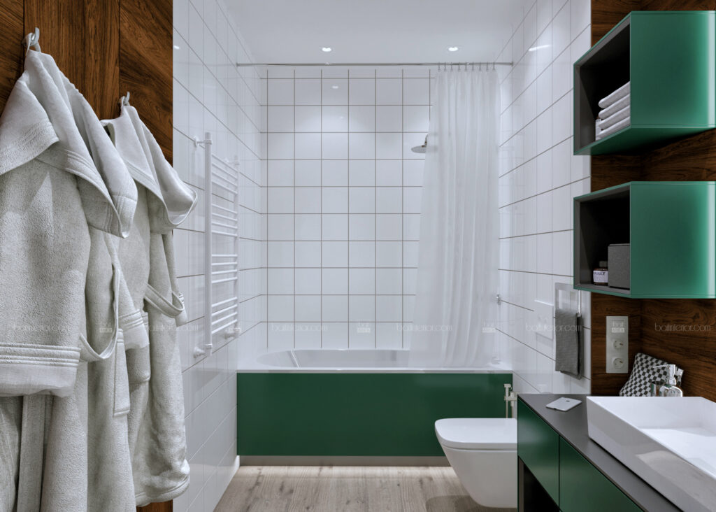 дизайн интерьера функциональной современной ванной